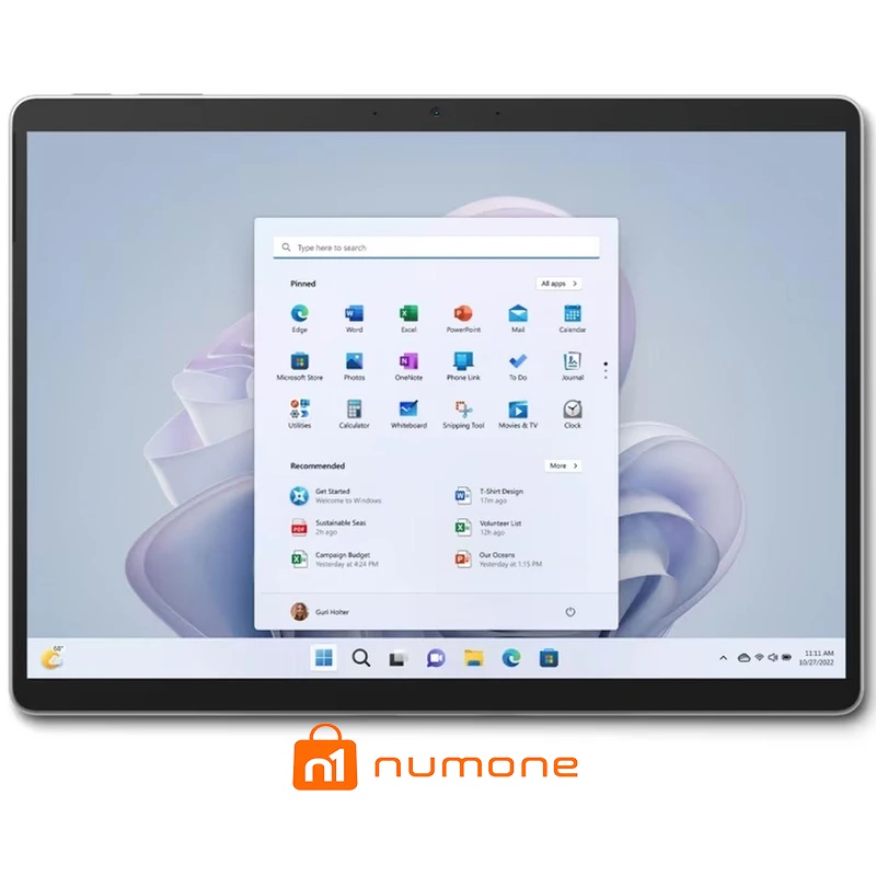 لپ تاپ 13 اینچی مایکروسافت مدل Surface pro 9 پردازنده Core i7 رم 32 حافظه 1TB SSD گرافیک iris-xe
