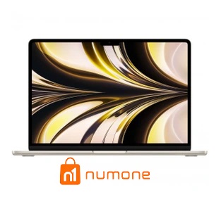 لپ تاپ اپل 13.6 اینچی مدل Apple MacBook Air 2022 Starlight MLY13 پردازنده M2 رم 8GB حافظه 256GB SSD