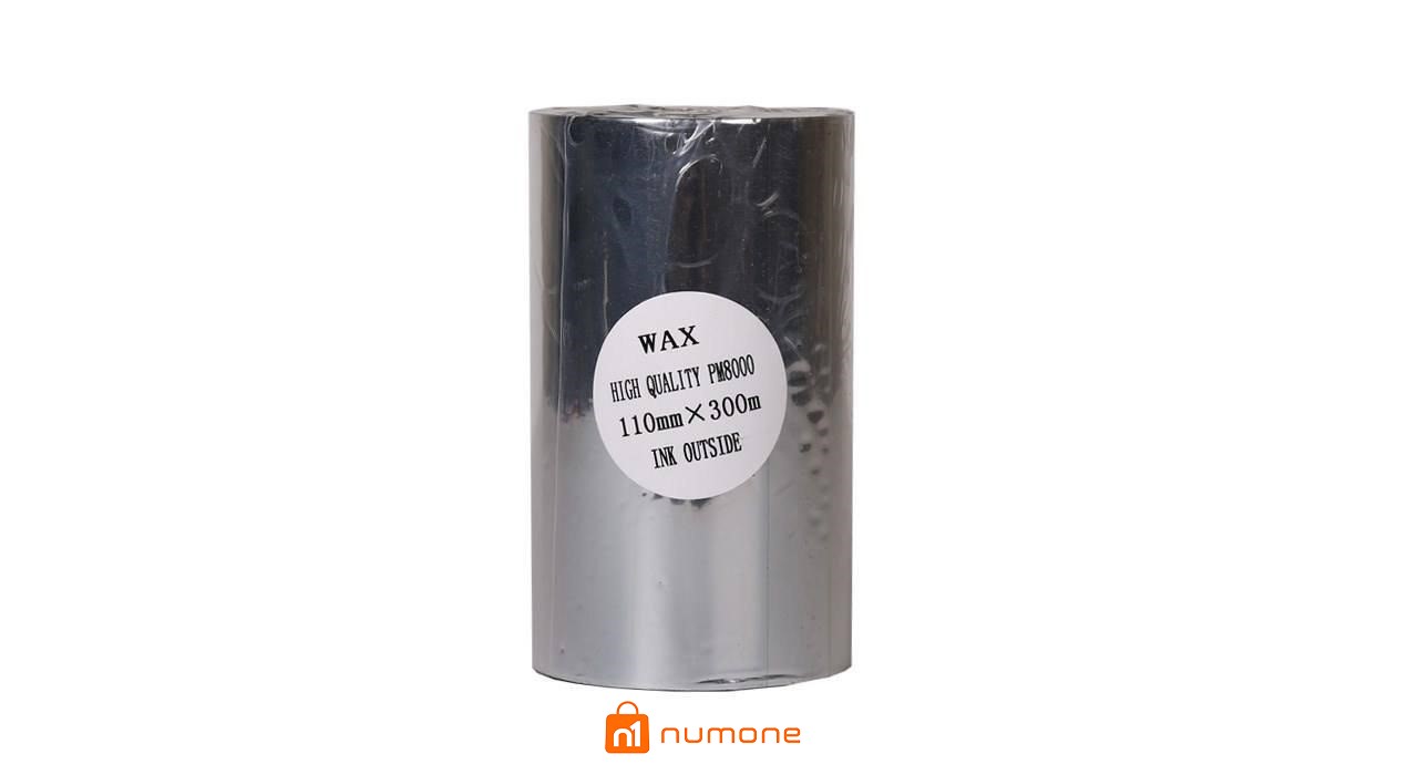 ریبون پرینتر لیبل زن مدل Wax 110mm x 300m