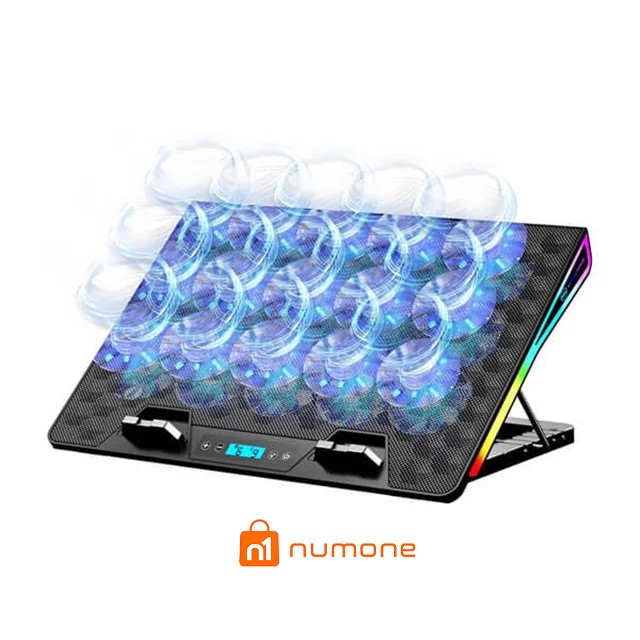 پایه خنک کننده لپتاپ مدل A2 با 15 فن و نورپردازی RGB