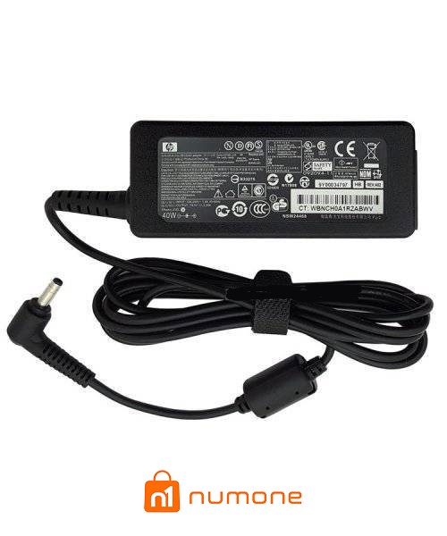 آداپتور لپ تاپ اچ پی 19.5V 2.05A سر زنبوکی-اورجینال سه تایی
