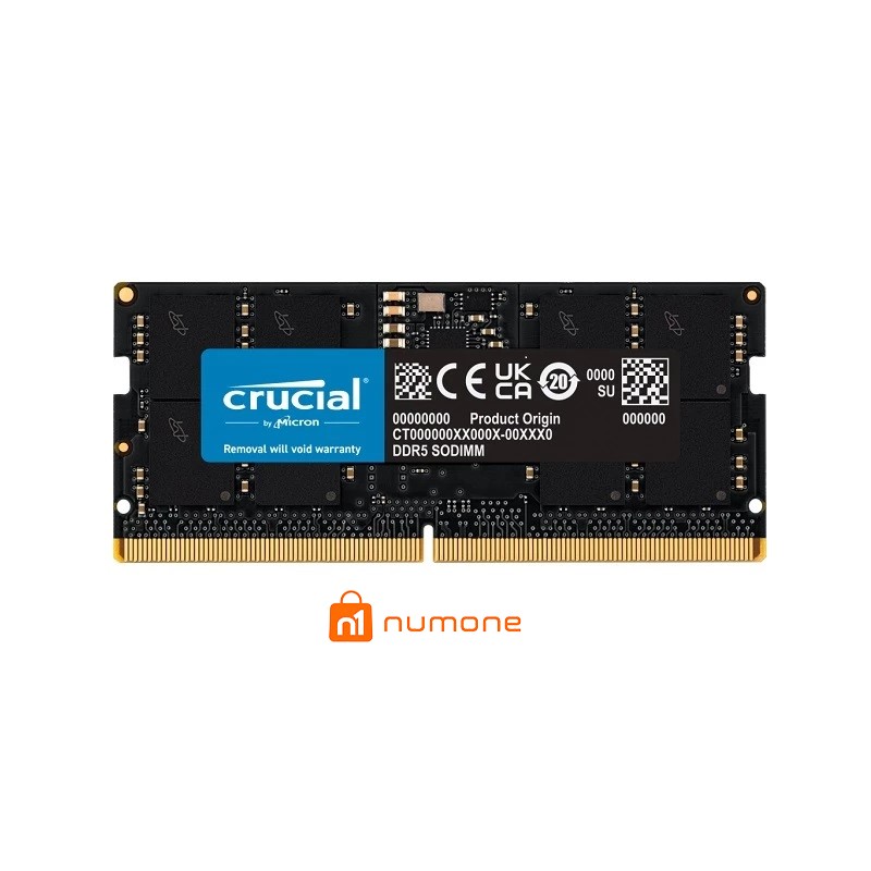 رم لپ تاپ DDR5 تک کاناله 4800 مگاهرتز CL40 کروشیال مدل CT16 ظرفیت 16 گیگابایت