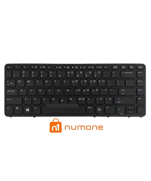 کیبورد لپ تاپ اچ پی EliteBook 840-G1 مشکی-بدون موس-بافریم