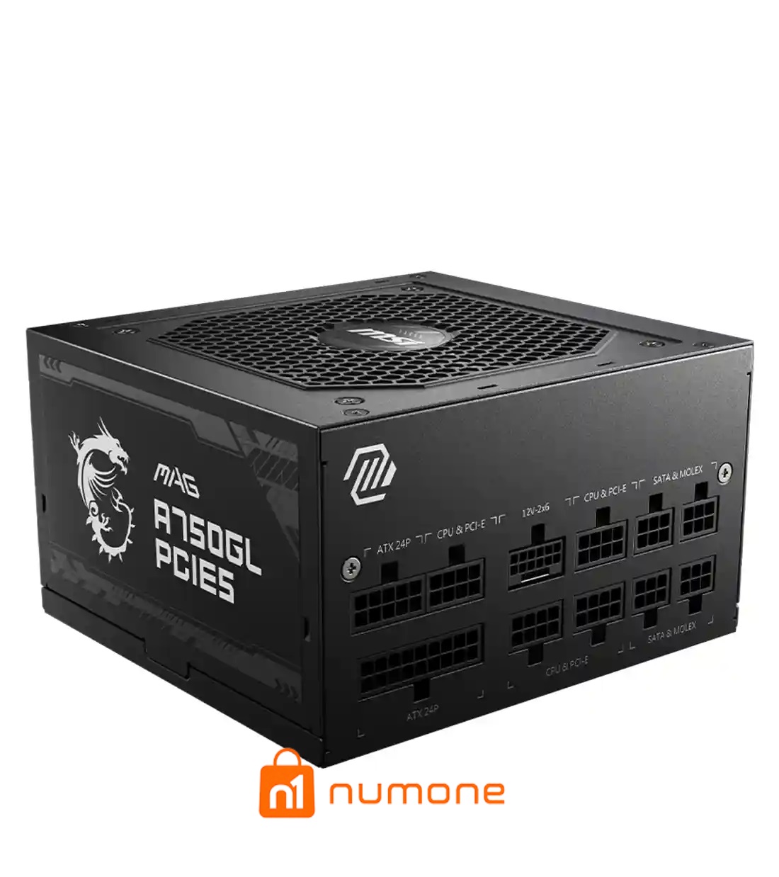 منبع تغذیه کامپیوتر ام اس آی مدل MAG A750GL 80 Plus Gold توان 750 وات