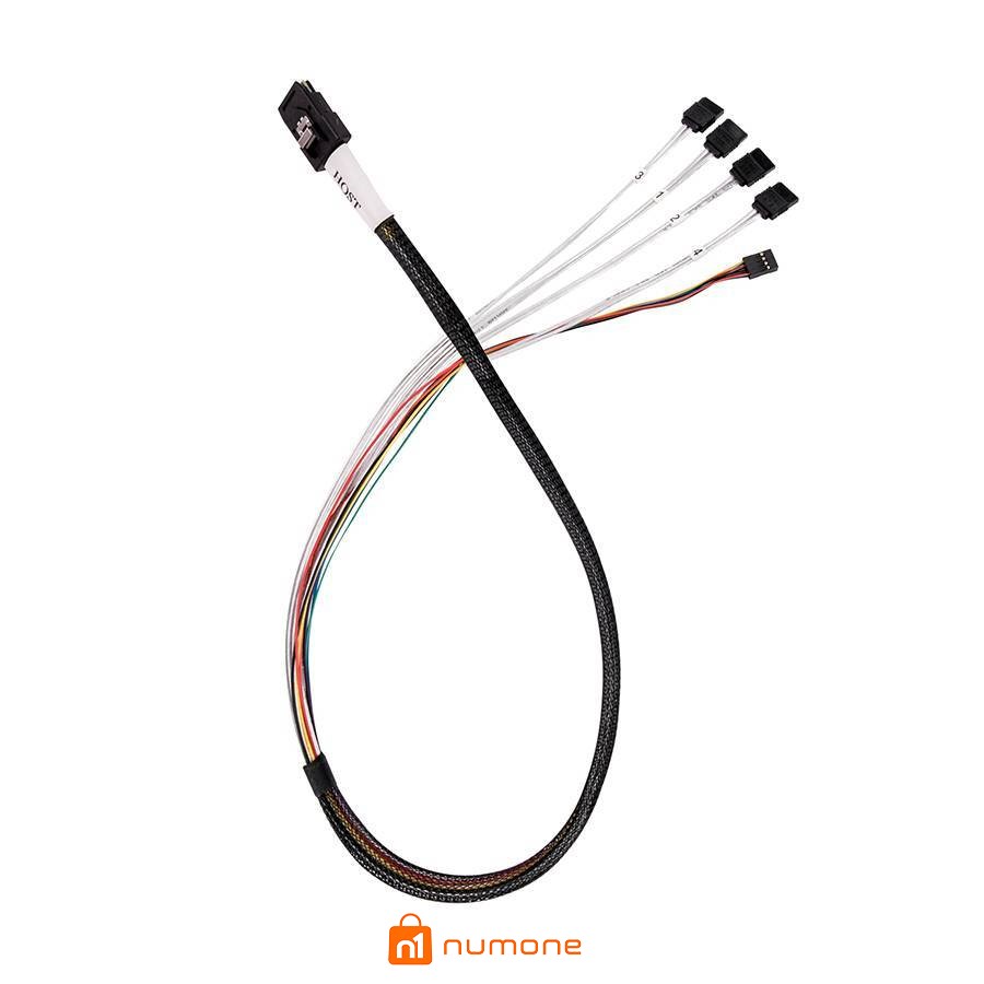 مبدل Mini-SAS به SATA سیلوراستون مدل CPS03