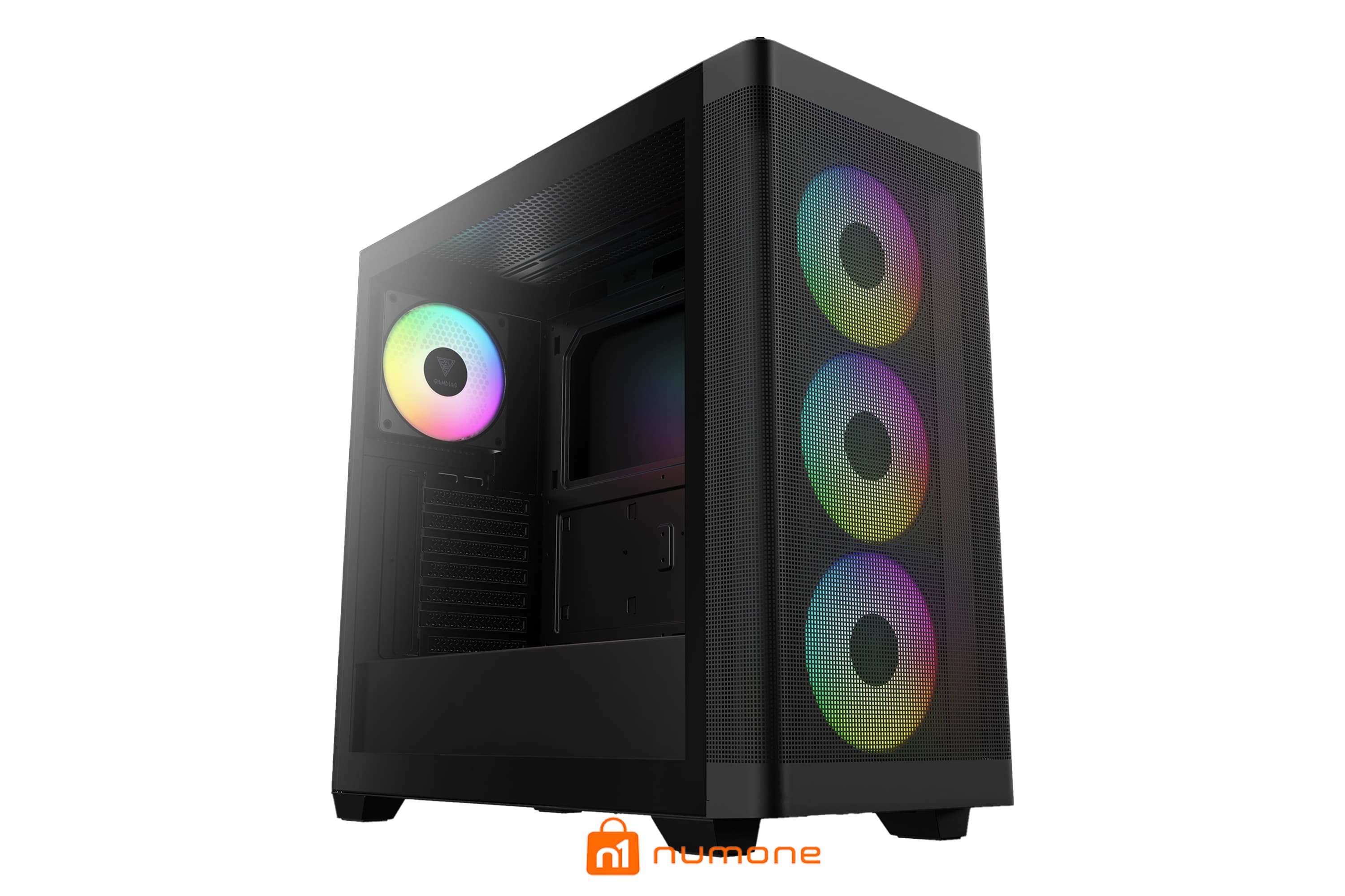 کیس کامپیوتر گیم دیاس Athena M3 ARGB Mid Tower مشکی