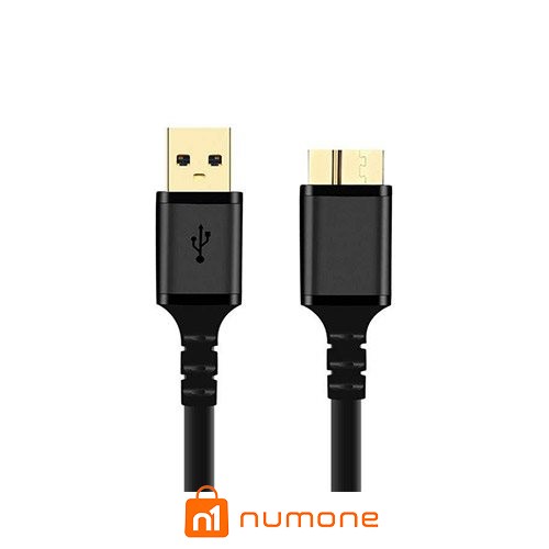 کابل هارد 3.0 USB کی نت پلاس به طول 0.6 متر مدل KP-CUAMHDD06