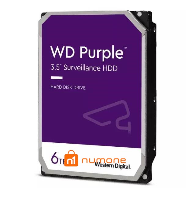 هارددیسک اینترنال وسترن دیجیتال مدل Purple WD62PURX ظرفیت 6 ترابایت