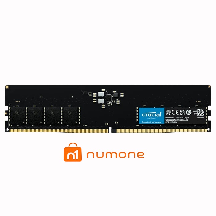 رم دسکتاپ DDR5 تک کاناله 4800 مگاهرتز CL40 کروشیال مدل UDIMM ظرفیت 16 گیگابایت