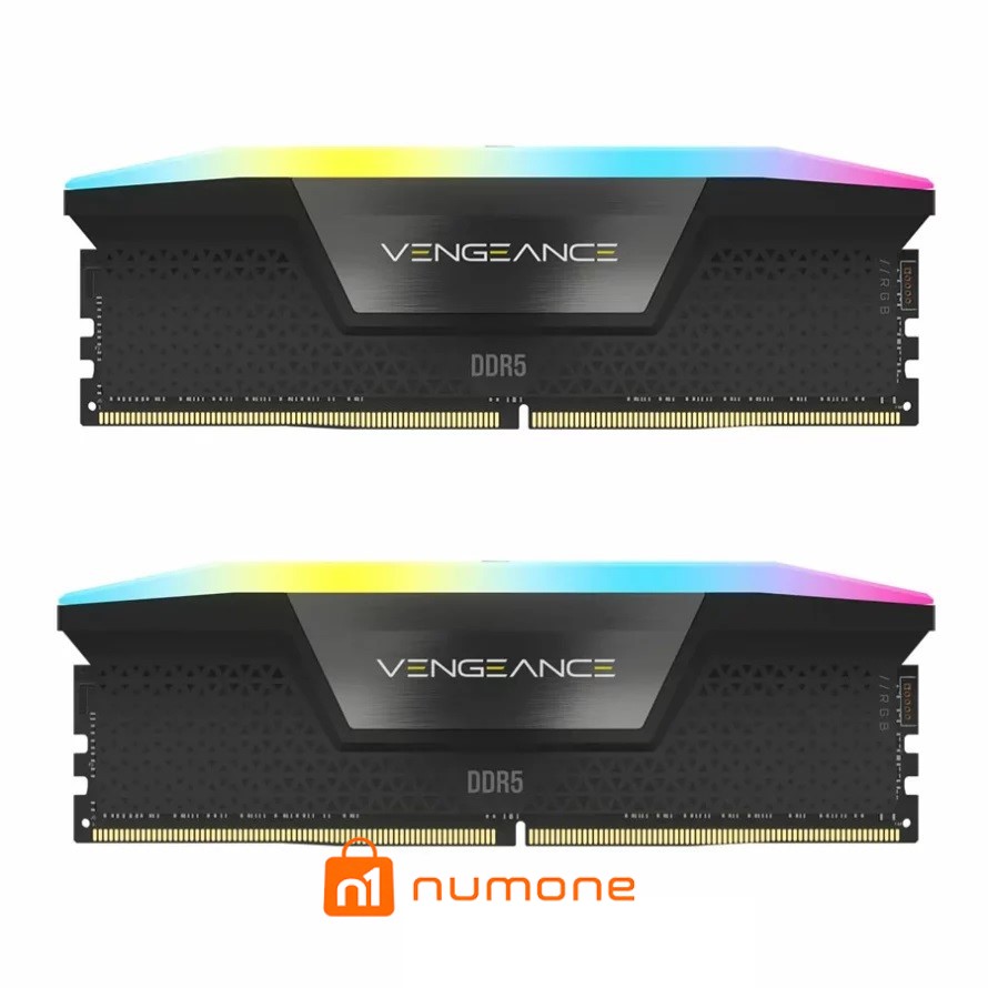 رم دسکتاپ DDR5 دو کاناله 5200 مگاهرتز CL40 کورسیر مدل VENGEANCE RGB ظرفیت 32 گیگابایت