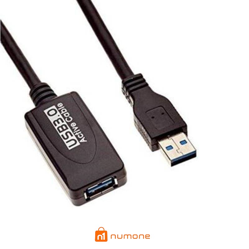 کابل افزایش طول USB 3.0 فرانت با آداپتور به طول 15 متر مدل FN-U3CF150