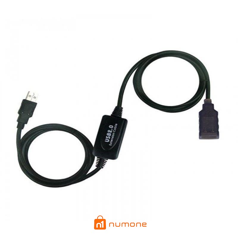کابل افزایش طول مدار دار (اکتیو) USB 2.0 فرانت طول 20 متر مدل FN-U2CF200